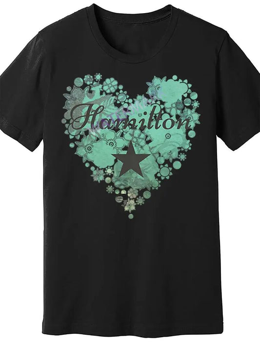 Hamilton Heart Printed Short Sleeved Shirt